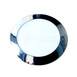 LED Панел Slim Кръг 12W 3000K Ф170мм Хром