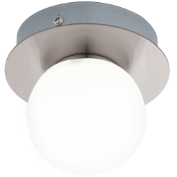 LED плафон за баня MOSIANO 1х3.3W 3000К 340Lm IP44 мат хром