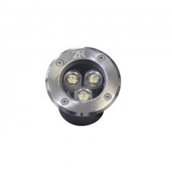 LED Луна подова Caro MD03 IP65 3W 4000К 300Lm DC12V кръгла