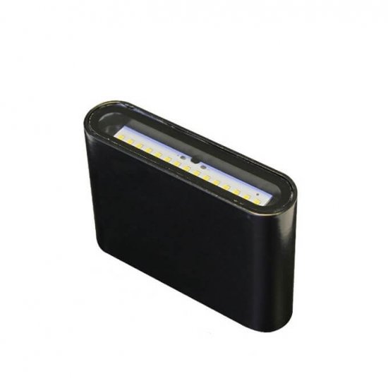 LED фасадно тяло Sierra W30 6W 4000K 600Lm IP44 черно