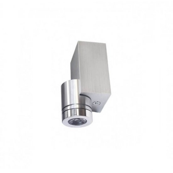 LED фасадно тяло Sirius 1W 6000K 100Lm IP44 мат хром