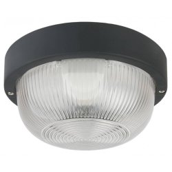 Плафон KAME ф18.5см 1хE27 IP54 черен