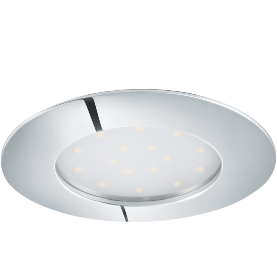 LED Луна влагозащитена хром PINEDA Ф102 IP44