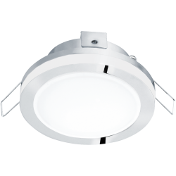 LED Луна влагозащитена хром PINEDA Ф82 IP44