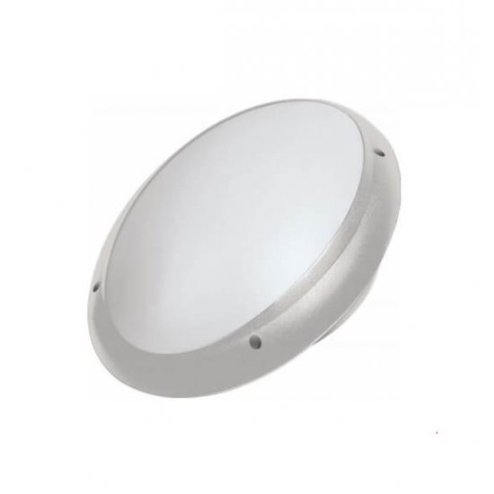 Плафон влагозащитен Aqua Oval Opal E27 max 60W IP65 23x32см сив