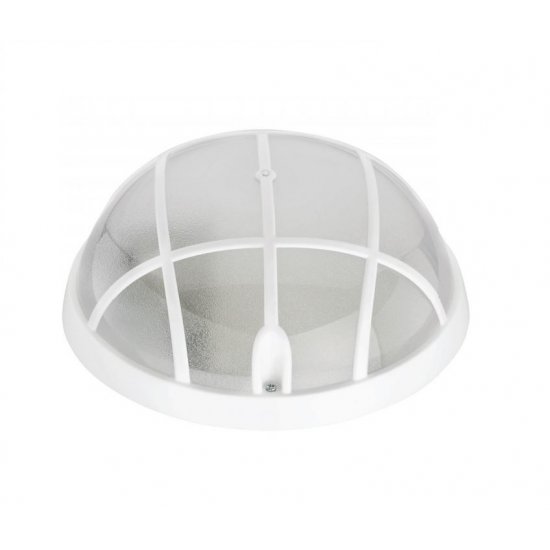 Плафон влагозащитен Aqua Opak E27 max 26W ESL IP54 ф20см бял