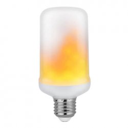 LED крушка ефект "пламък" 5W E27 117Lm 1500K 100-250V 3 режима