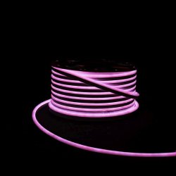LED светещ кабел Neon flex 28х35 лилав 12W/м 8x16мм IP65 димируем 230V
