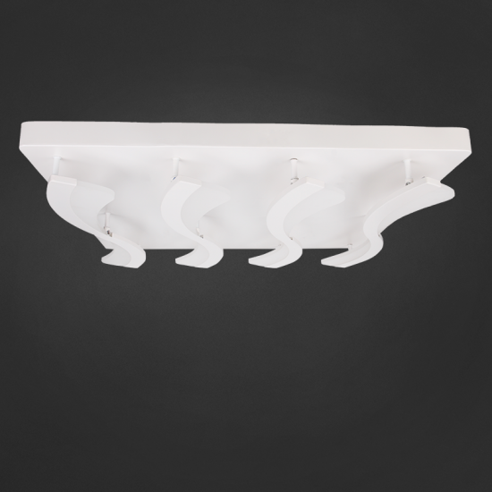 LED полилей 6002/4 50W 3-white димируем с дистанционно управление бял