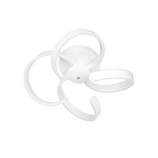 LED полилей 6335/4 80W 3-white димируем с дистанционно управление бял