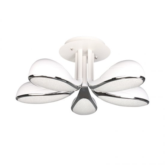 LED полилей 8595/5 60W 3-white бял
