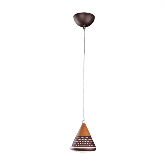 LED полилей P6035-1 10W 4000K черно + златисто