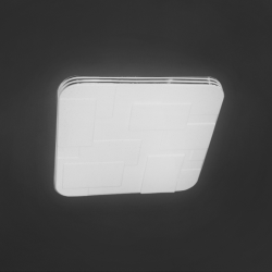 LED плафон 6140E 36W 3-white IP20 44x44см бял