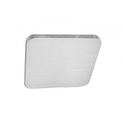 LED плафон 6140E 48W 3-white IP20 54x54см бял