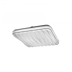 LED плафон 6140F 36W 3-white IP20 43x43см бял