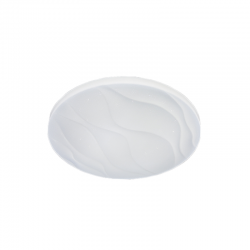 LED плафон 6142А 18W 3-white IP20 ф34см бял
