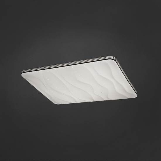 LED плафон 8284 120W 3-white IP20 95х65см бял + дистанционно уплавление