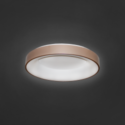 LED плафон X6006XL 78W 3-white IP20 ф75см бял + медено