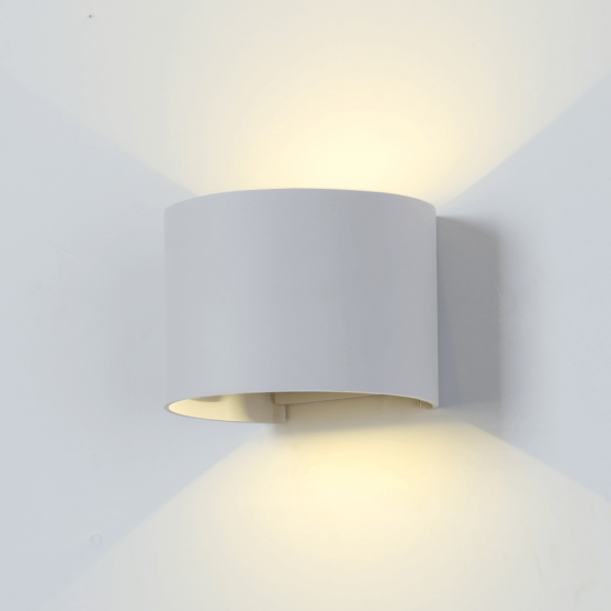 LED фасадно тяло Sierra 004 6W 4000K 600Lm IP44 бяло