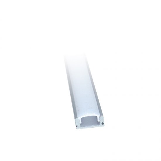 Алуминиев профил с PVC разсейвател СС 032 18х7мм за LED лента