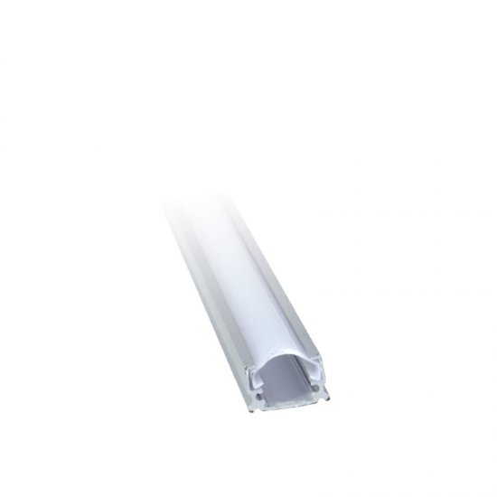 Алуминиев профил с PVC разсейвател СС 026 16.7х9.7мм за LED лента