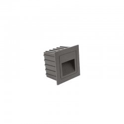 LED луна за стълби Stair light 2W 4000K 160Lm IP65 230V черна