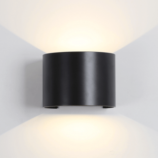 LED фасадно тяло Sierra 004 6W 4000K 600Lm IP44 черно