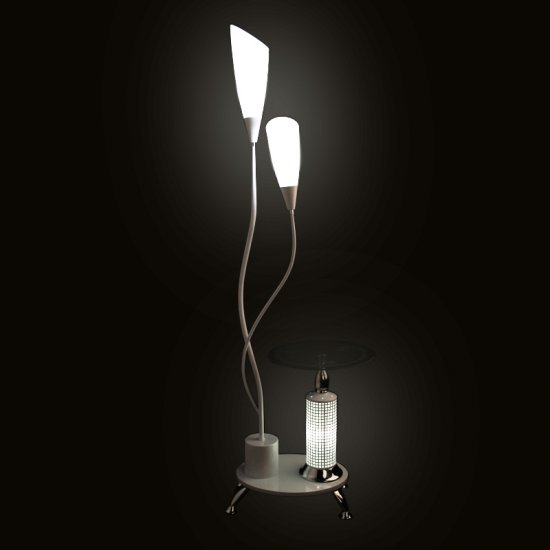Наземна лампа C01 2xE27 max 2x40W бяла