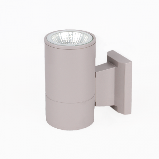 LED фасадно тяло Barsa R 1x10W 4000K 1000Lm IP65 сиво