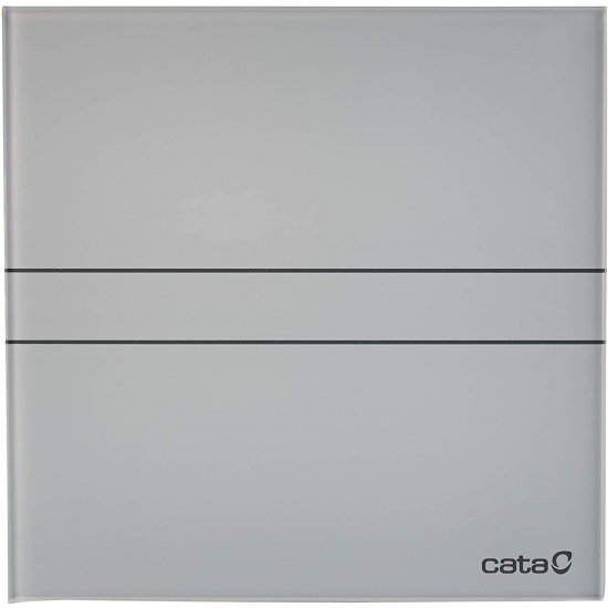 Вентилатор за баня с таймер CATA E-120 GT 15W Ø120мм 210 м3/ч 33dB 170х170мм стъкло