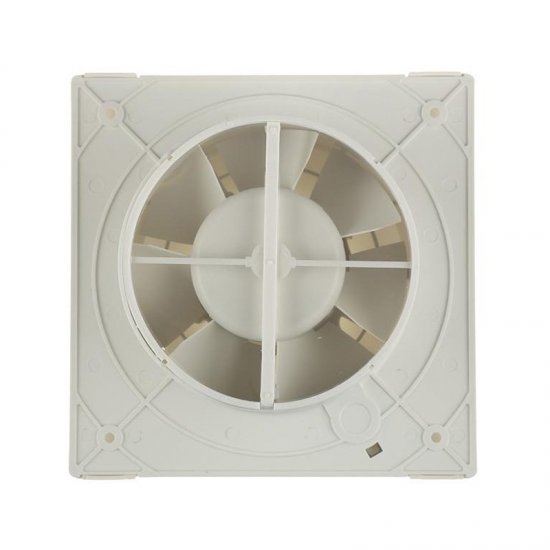 Вентилатор за баня CATA SILENTIS 10 INOX 15W Ø100мм 98м3/ч 37dB с клапа 140х140мм сребрист