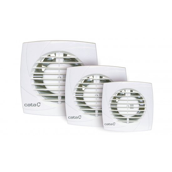 Вентилатор за баня CATA B10 Plus 15W Ø100мм 98 м3/ч 41dB 140х140мм