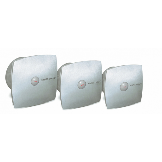Вентилатор за баня CATA X-MART 12 MATIC 20W Ø120мм 190м3/ч 40dB с автоматична клапа 170х170мм бял