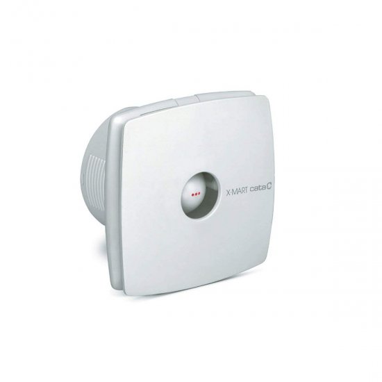Вентилатор за баня CATA X-MART 12 20W Ø120мм 190м3/ч 40dB с клапа 170х170мм бял