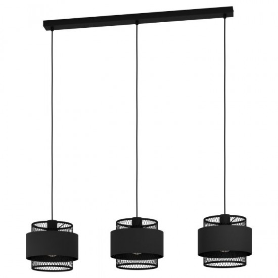 Пендел BAZELY 3xE27 max 3х40W IP20 черен