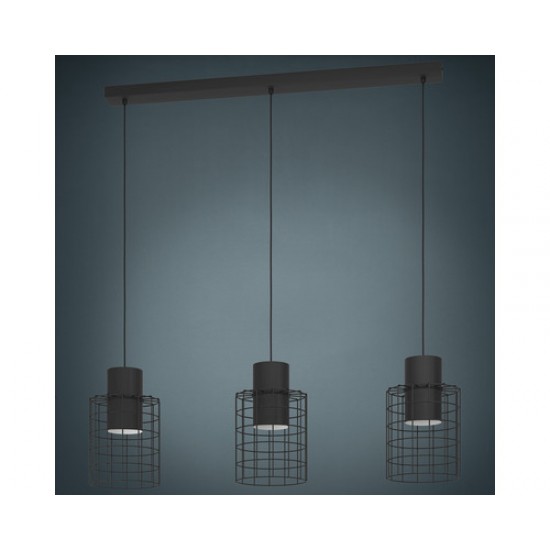 Пендел MILLIGAN 3xE27 max 3х40W IP20 черен