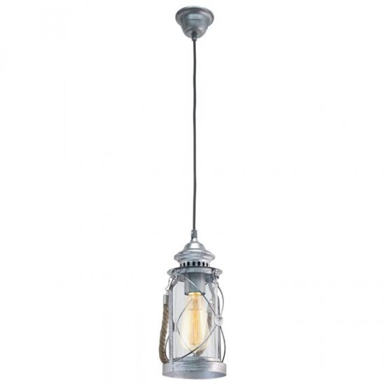 Пендел COTTAGE CHIC BRADFORD E27 max 60W IP20 антично сребристо