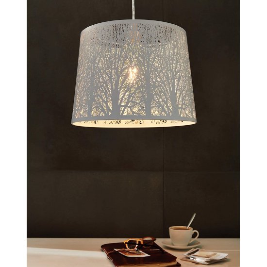Пендел COTTAGE CHIC HAMBLETON E27 max 60W IP20 бял