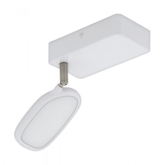 LED спот EGLO CONNECT PALOMBARE-C 1x5W RGB + 3-white 1x600Lm IP20 димируем + дистанционно управление бял