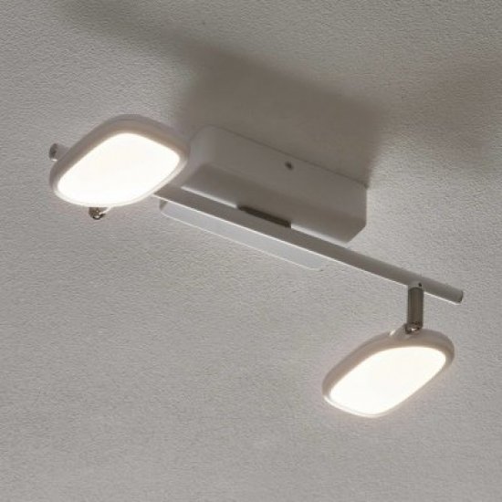LED спот EGLO CONNECT PALOMBARE-C 2x5W RGB + 3-white 2x600Lm IP20 димируем + дистанционно управление бял