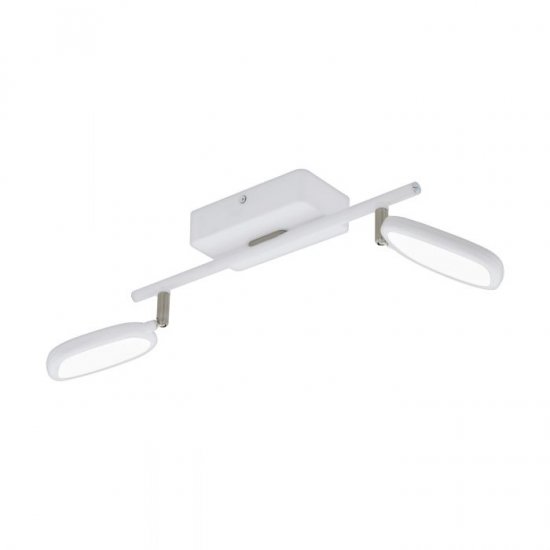 LED спот EGLO CONNECT PALOMBARE-C 2x5W RGB + 3-white 2x600Lm IP20 димируем + дистанционно управление бял