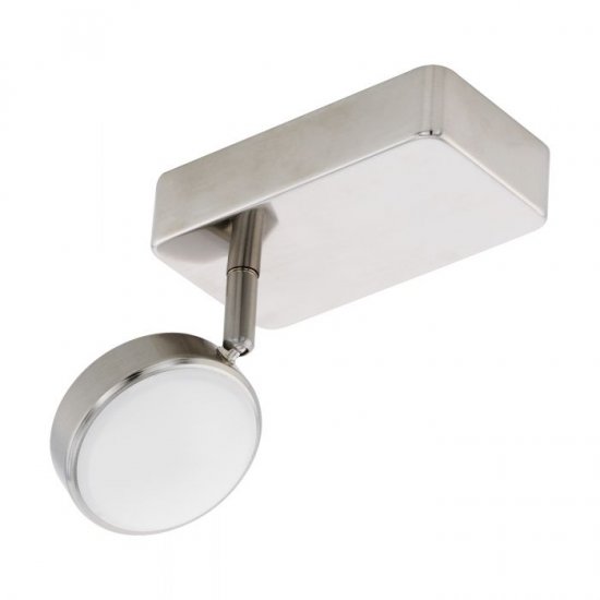 LED спот EGLO CONNECT CORROPOLI-C 1x5W RGB + 3-white 1x600Lm IP20 димируем + дистанционно управление мат хром + бяло