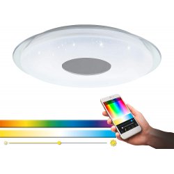 LED плафон EGLO CONNECT LANCIANO-C 38W RGB + 3-white 5000Lm IP20 димируем бял + дистанционно управление