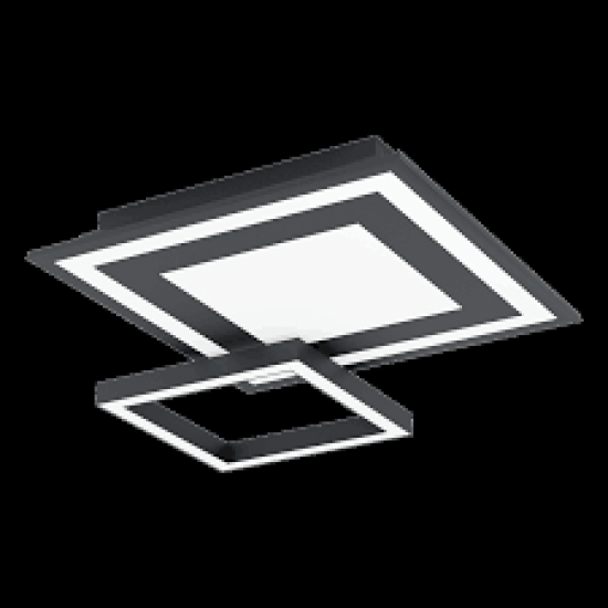 LED плафон EGLO CONNECT SAVATARILA-C 20W RGB + 3-white 2750Lm IP20 димируем черен