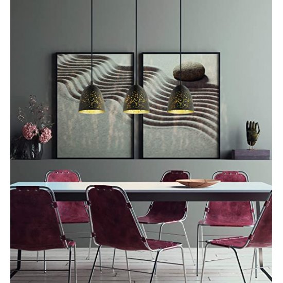 Пендел ETHNO ELEGANCE SAFI 3xE27 max 3x60W IP20 кафяво + златно