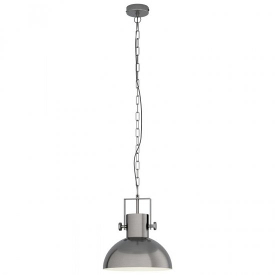 Пендел INDUSTRIAL LUBENHAM 1 E27 max 28W IP20 античен никел + крем