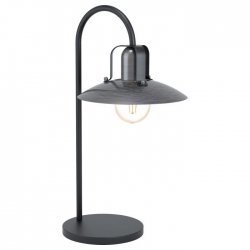 Настолна лампа INDUSTRIAL KENILWORTH E27 max 28W IP20 черно + античен никел