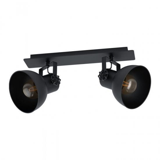 Спот INDUSTRIAL BARNSTAPLE 1 2хE27 max 2х40W IP20 черен
