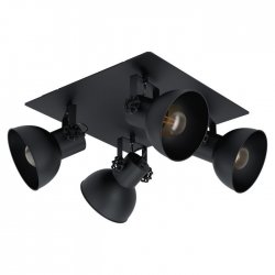Спот INDUSTRIAL BARNSTAPLE 1 4хE27 max 4х40W IP20 черен