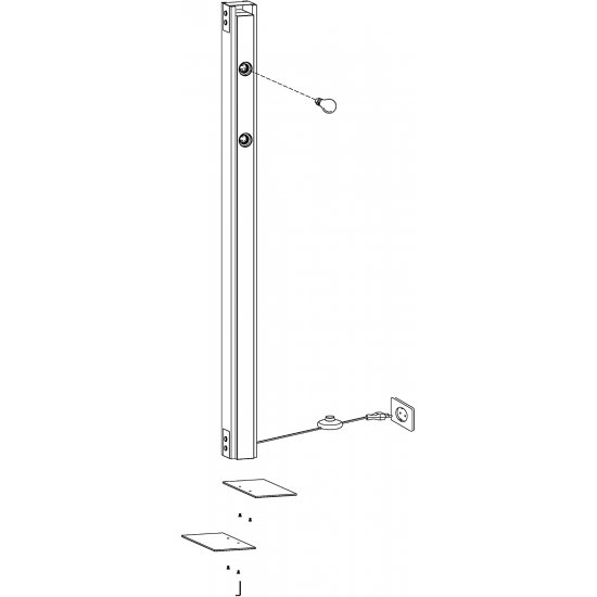 Лампион INDUSTRIAL LAYHAM 4xE27 max 4x60W IP20 натурално дърво + кафяво и черно